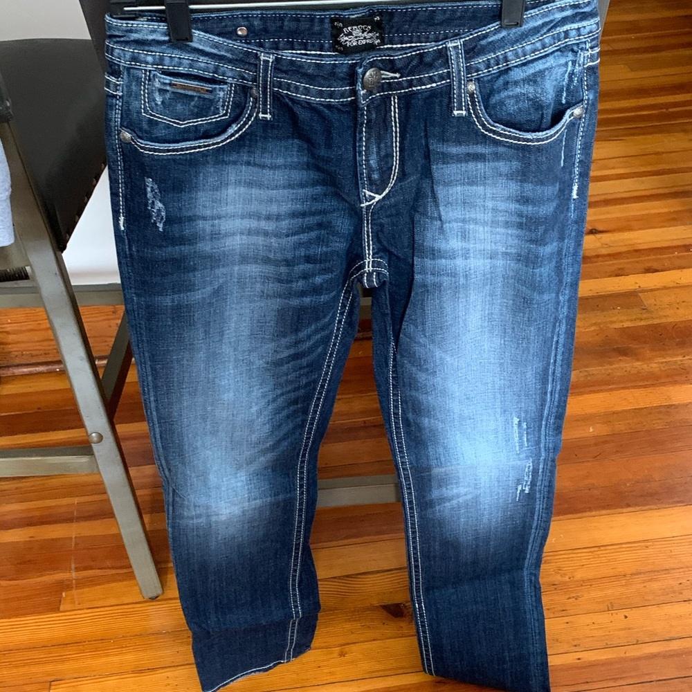 Express rerock skinny jeans